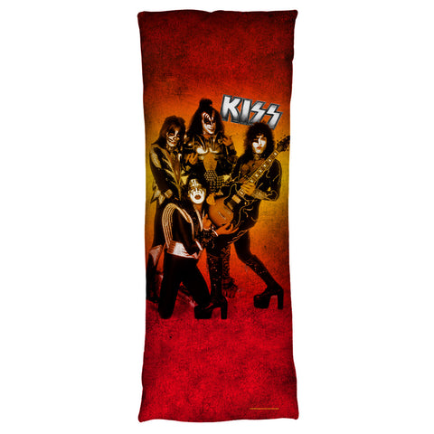 KISS-FIRE POSE - MICROFIBER BODY PILLOW - 18x54