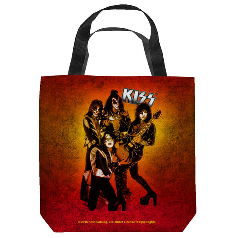 KISS-FIRE POSE - TOTE BAG - 16x16