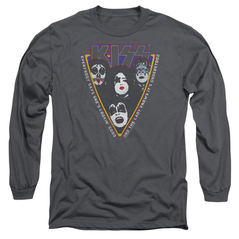 Kiss/strutter-l/s Adult 18/1-charcoal