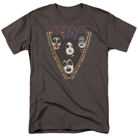 Kiss/strutter-s/s Adult 18/1-charcoal