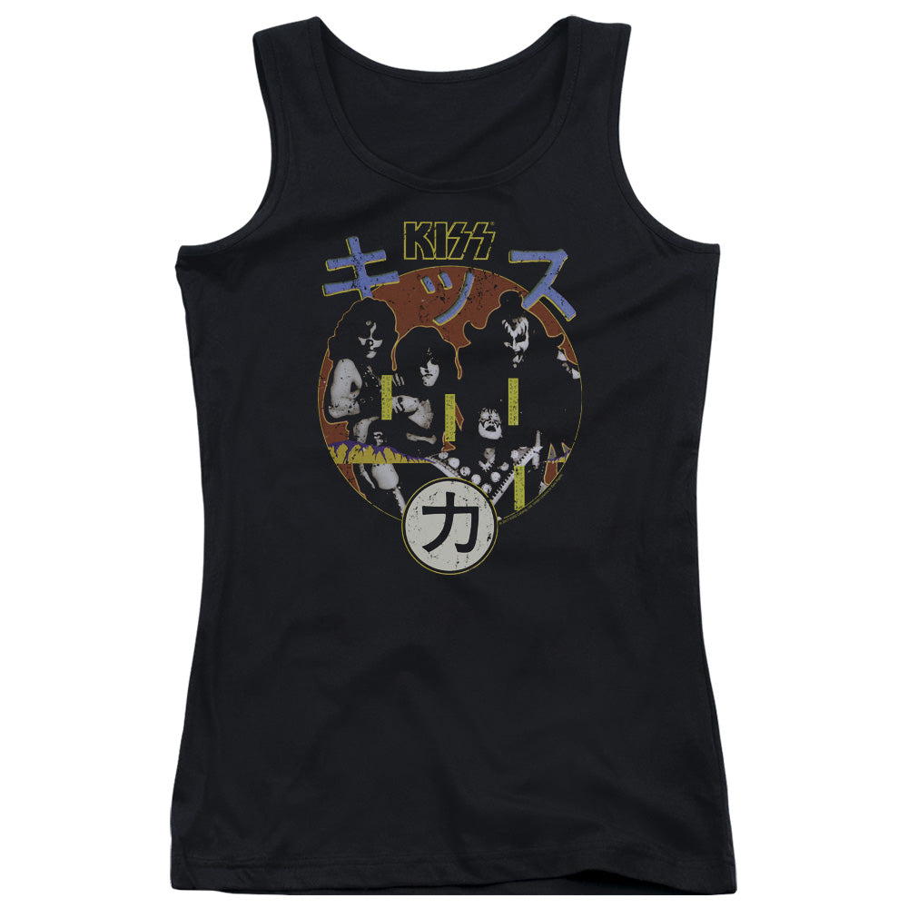 Kiss/hotter Cover-juniors Tank Top  -black