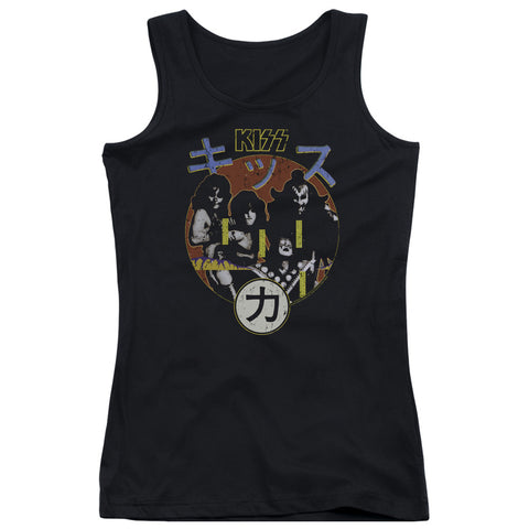 Kiss/hotter Cover-juniors Tank Top  -black