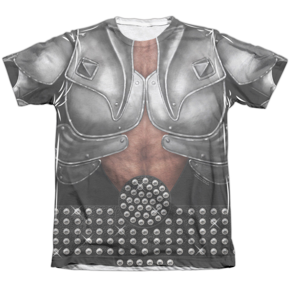 Kiss/demon Costume-adult Poly/cotton S/s Tee-white