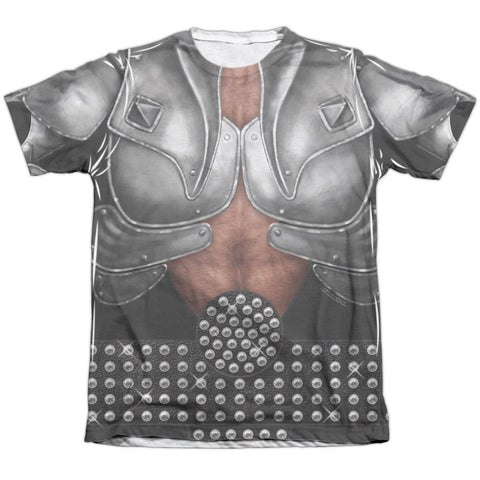 Kiss/demon Costume-adult Poly/cotton S/s Tee-white