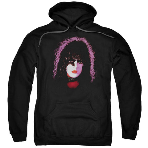 Kiss/paul Stanley Cover-adult Pull-over Hoodie-black