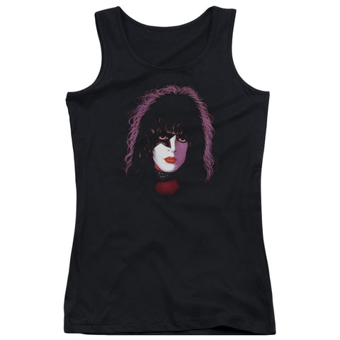 Kiss/paul Stanley Cover-juniors Tank Top  -black