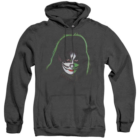 Kiss/peter Criss Cover-adult Heather Hoodie-black