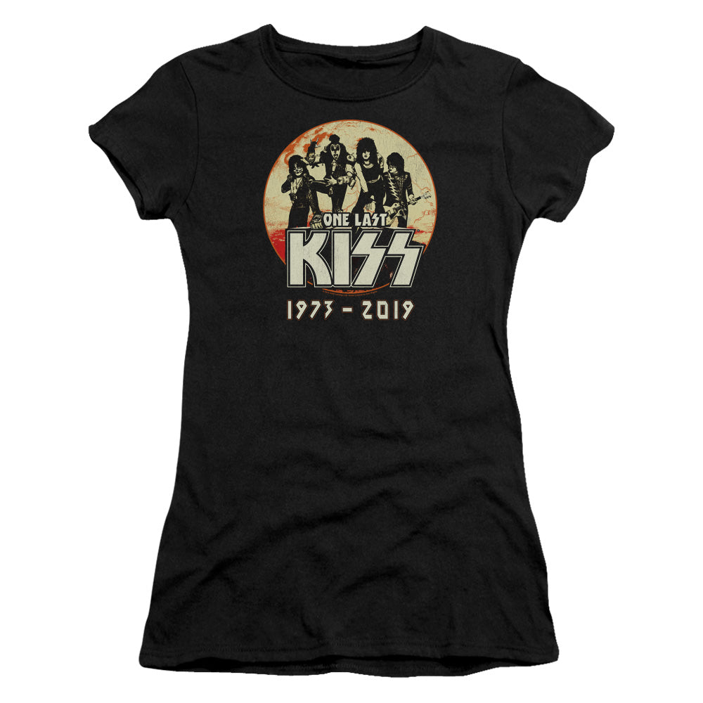 Kiss/1973-2019-s/s Junior Sheer-black