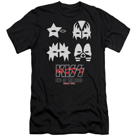 Kiss/end Of The Road-s/s Adult 30/1-black