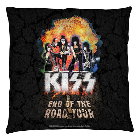 Kiss/boom - Throw Pillow