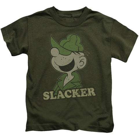 Beetle Bailey/slacker-s/s Juvenile 18/1-military Green