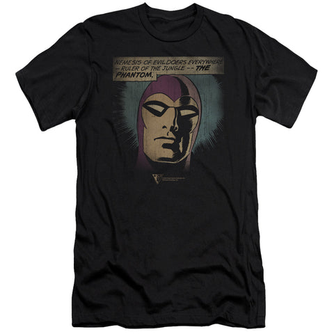 Phantom/evildoers Beware-s/s Adult 30/1-black