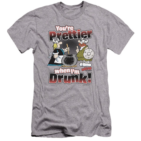 Hagar The Horrible/pretty-premuim Canvas Adult Slim Fit 30/1-athletic Heather