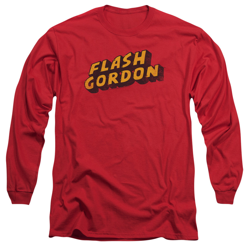Flash Gordon/logo-l/s Adult 18/1-red