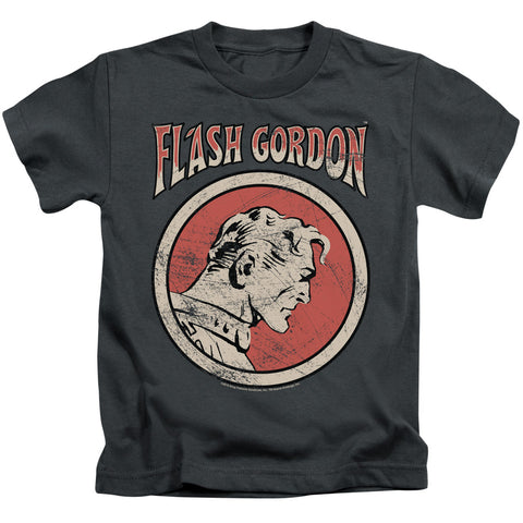 Flash Gordon/flash Circle-s/s Juvenile 18/1-charcoal