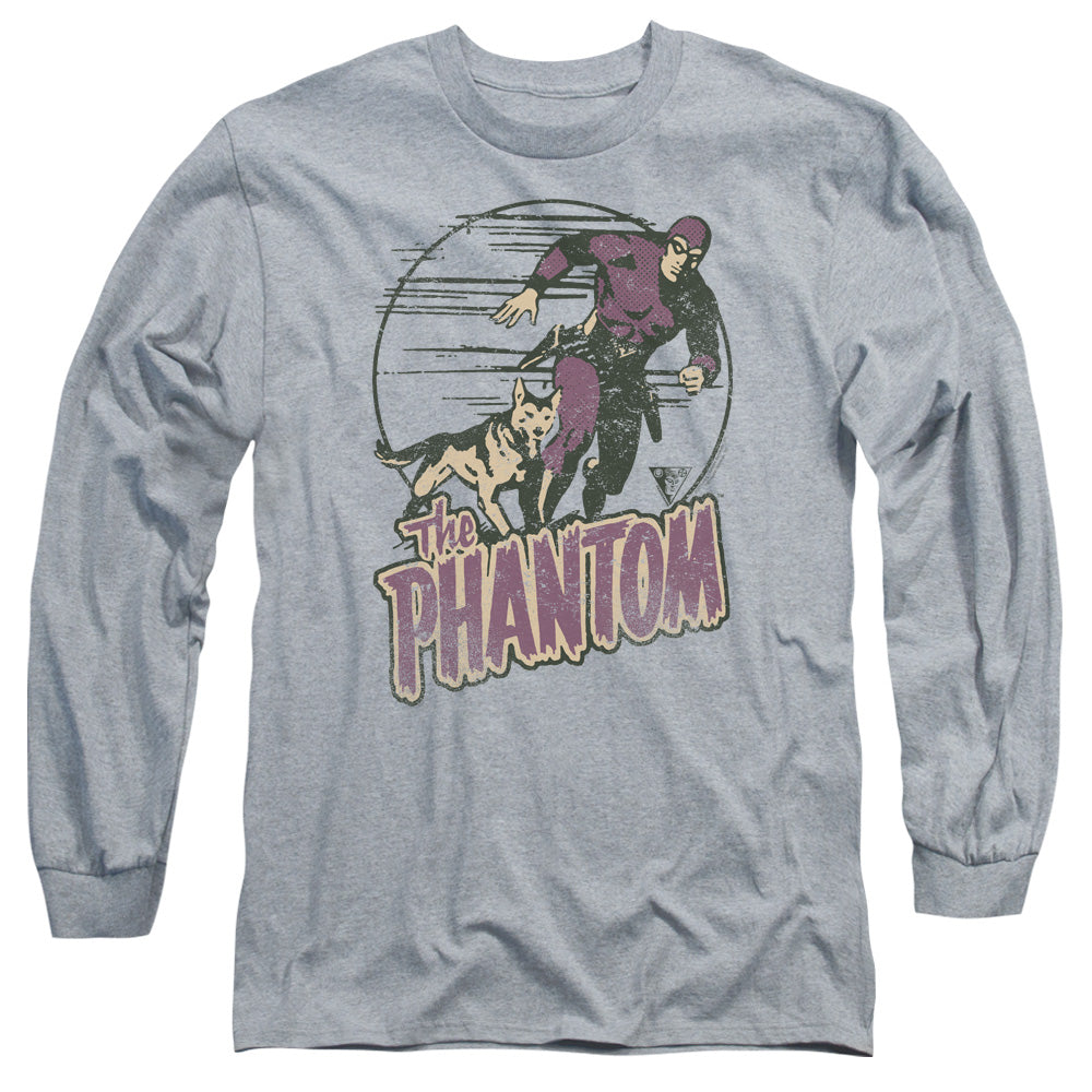 Phantom/phantom And Dog-l/s Adult 18/1-athletic Heather