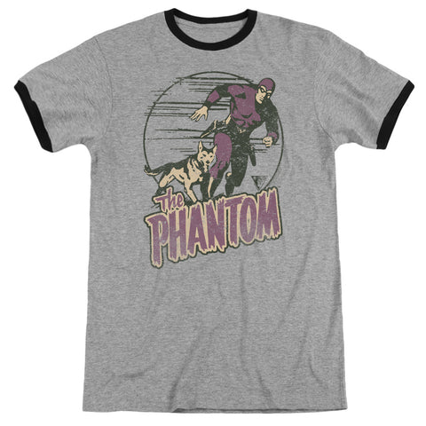 Phantom/phantom And Dog - Adult Ringer - Heather/black