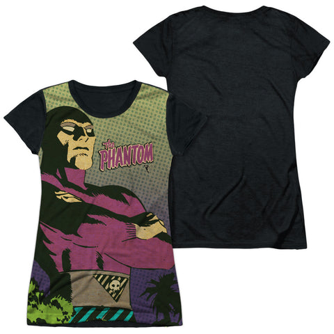 Junior Cap Sleeve 100% Poly Black Back