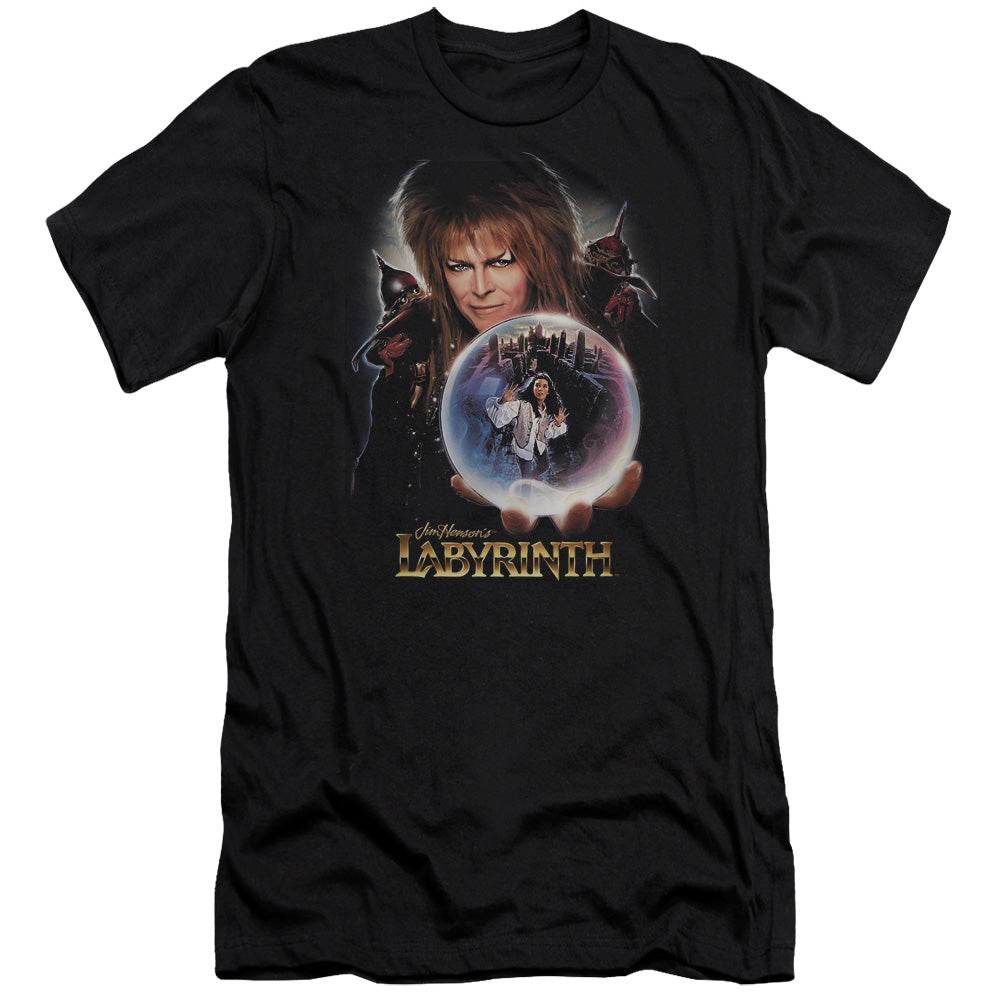 Labyrinth/i Have A Gift-premuim Canvas Adult Slim Fit 30/1-black