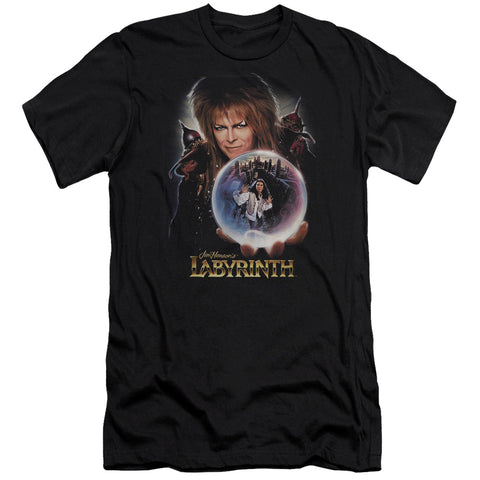 Labyrinth/i Have A Gift-premuim Canvas Adult Slim Fit 30/1-black
