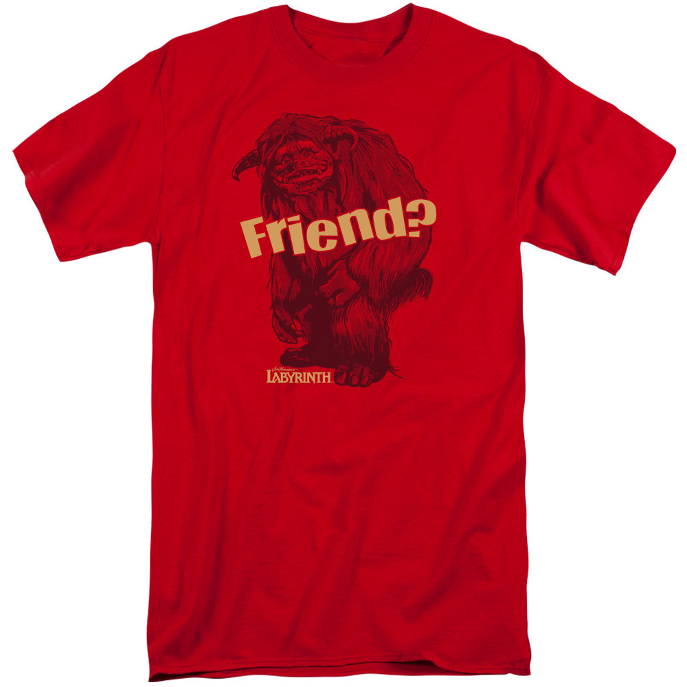 Labyrinth/ludo Friend-s/s Adult Tall-red