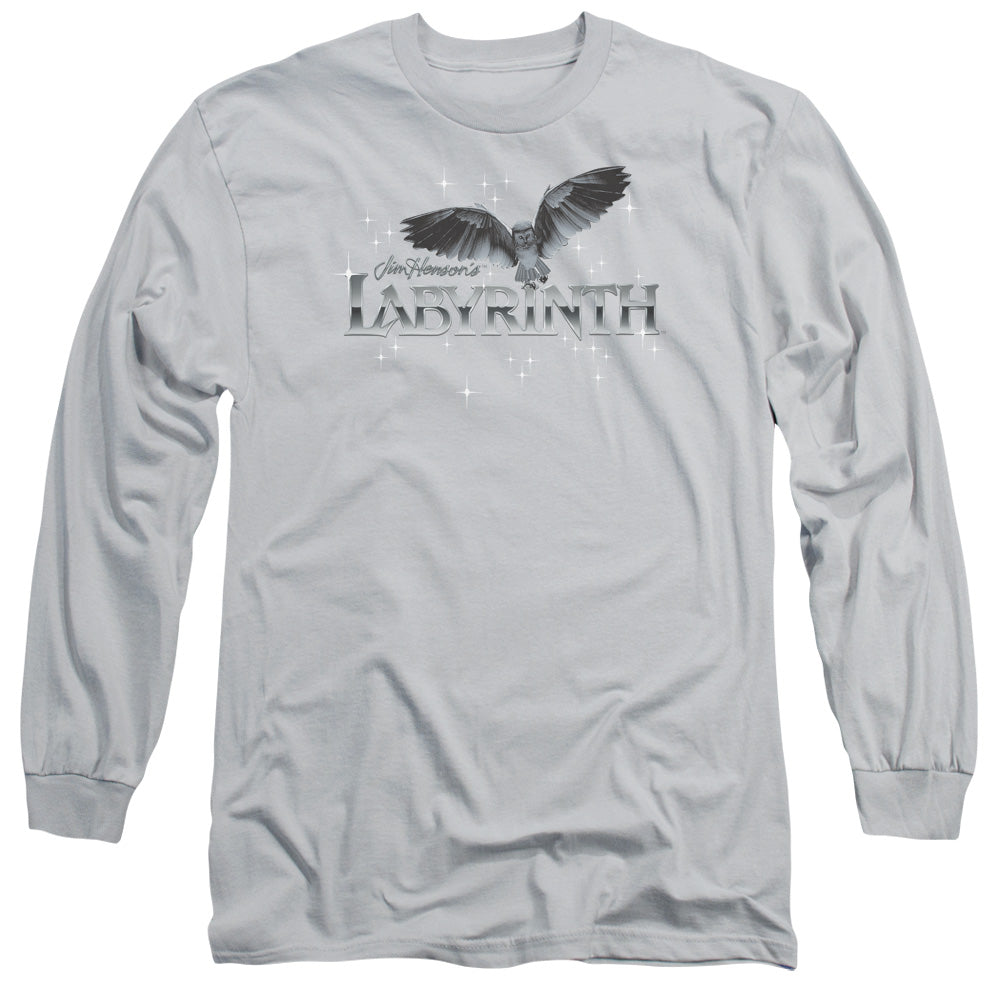 Labyrinth/owl Logo - L/s Adult 18/1 - Silver