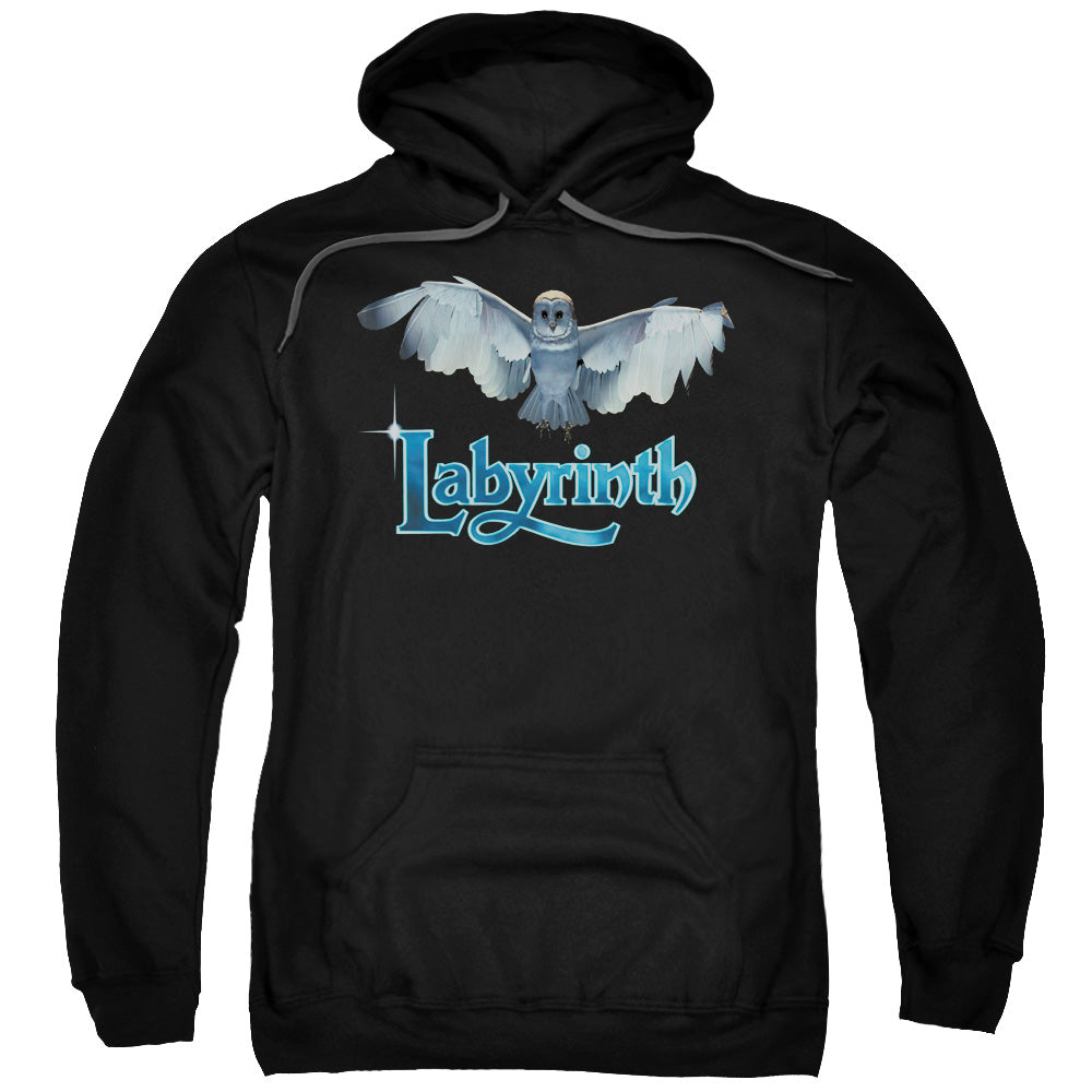 Labyrinth/title Sequence-adult Pull-over Hoodie-black