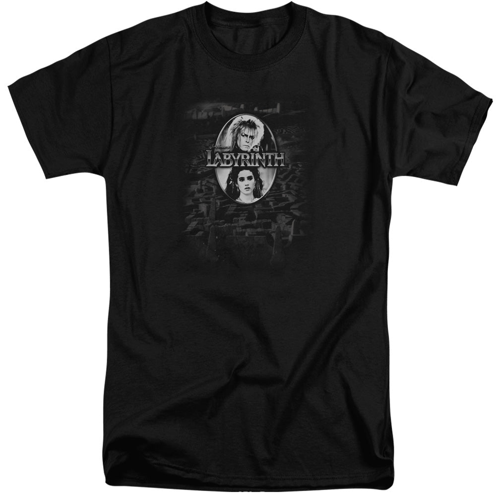 Labyrinth/maze-s/s Adult Tall-black