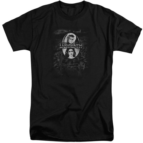 Labyrinth/maze-s/s Adult Tall-black