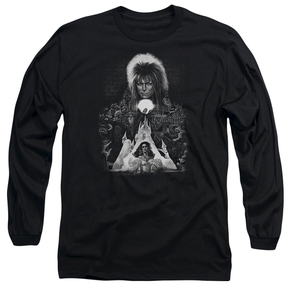 Labyrinth/castle - L/s Adult 18/1 - Black