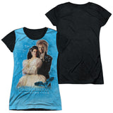 Junior Cap Sleeve 100% Poly Black Back