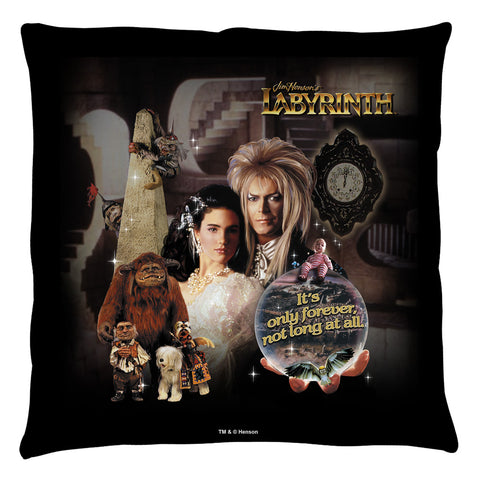 Labyrinth/only Forever - Throw Pillow