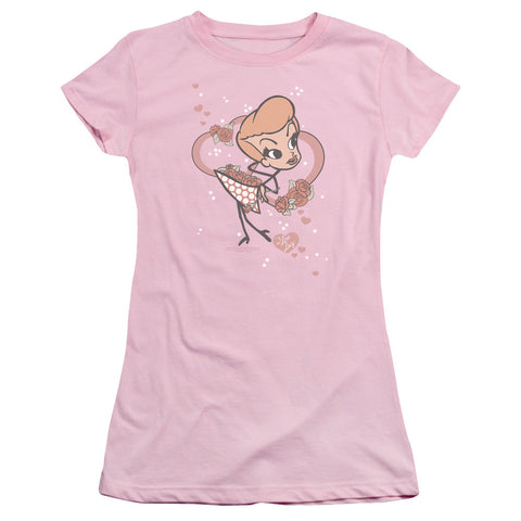 Juniors Sheer Cap Sleeve