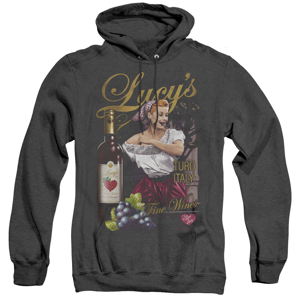 I Love Lucy/bitter Grapes - Adult Heather Hoodie - Black