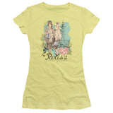 Juniors Sheer Cap Sleeve