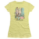 Juniors Sheer Cap Sleeve