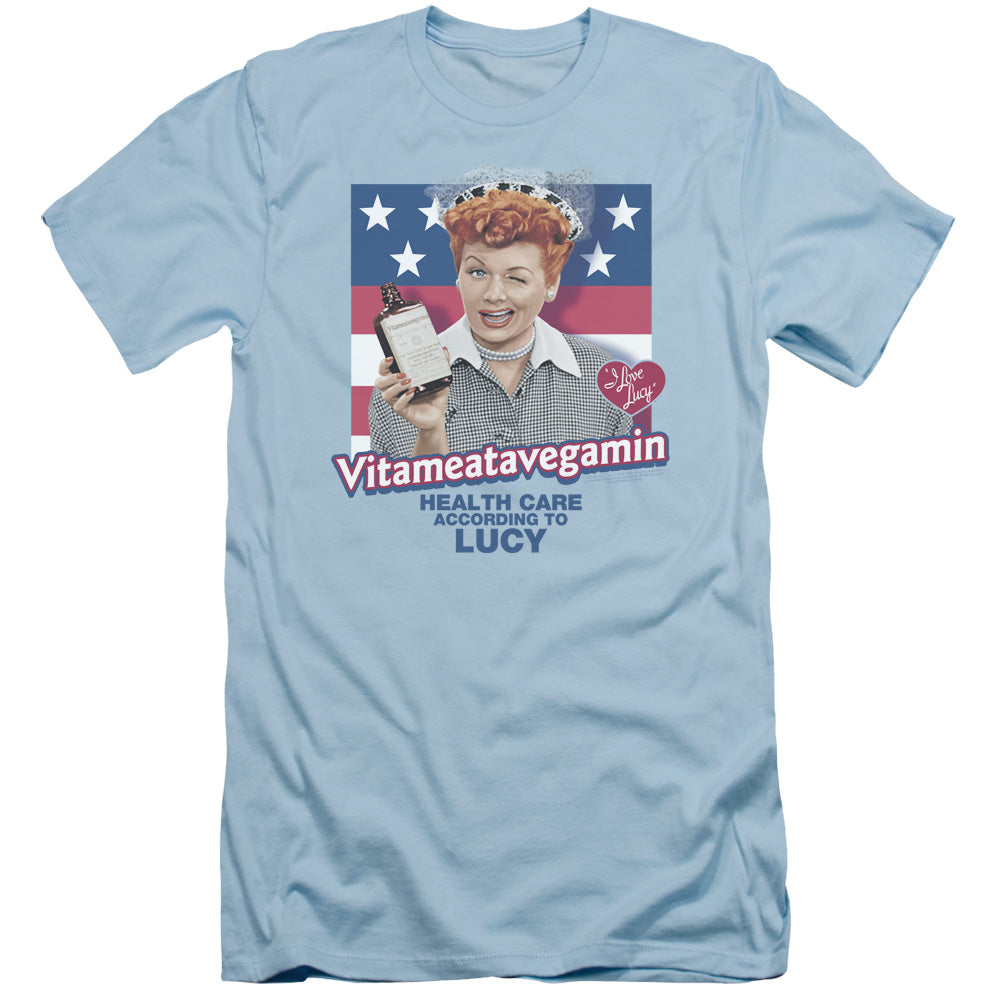 I Love Lucy/health Care - S/s Adult 30/1 - Light Blue