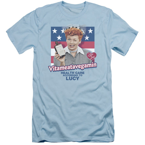 I Love Lucy/health Care - S/s Adult 30/1 - Light Blue