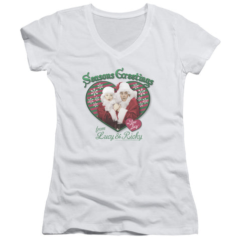 Juniors Sheer Cap Sleeve V-Neck