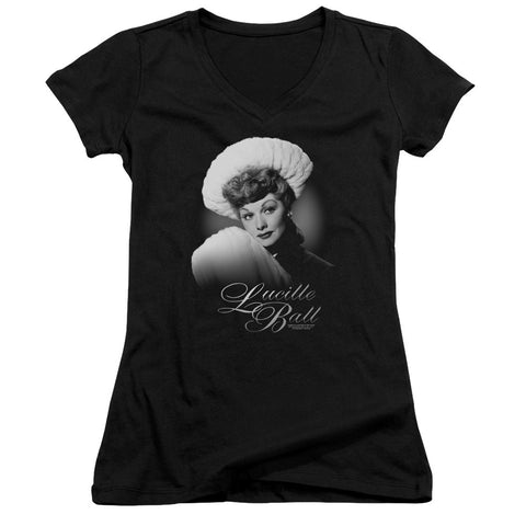 Juniors Sheer Cap Sleeve V-Neck