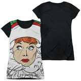 Junior Cap Sleeve 100% Poly Black Back