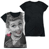 Junior Cap Sleeve 100% Poly Black Back