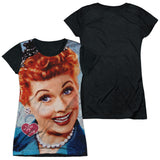 Junior Cap Sleeve 100% Poly Black Back
