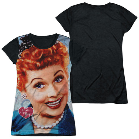 Junior Cap Sleeve 100% Poly Black Back