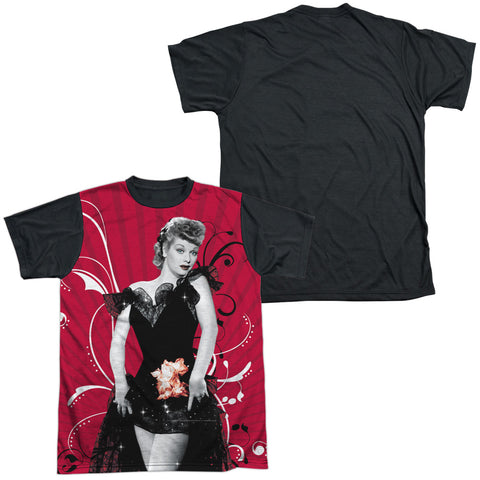 Lucille Ball/classy Lady-s/s Adult White Front Black Back  -white