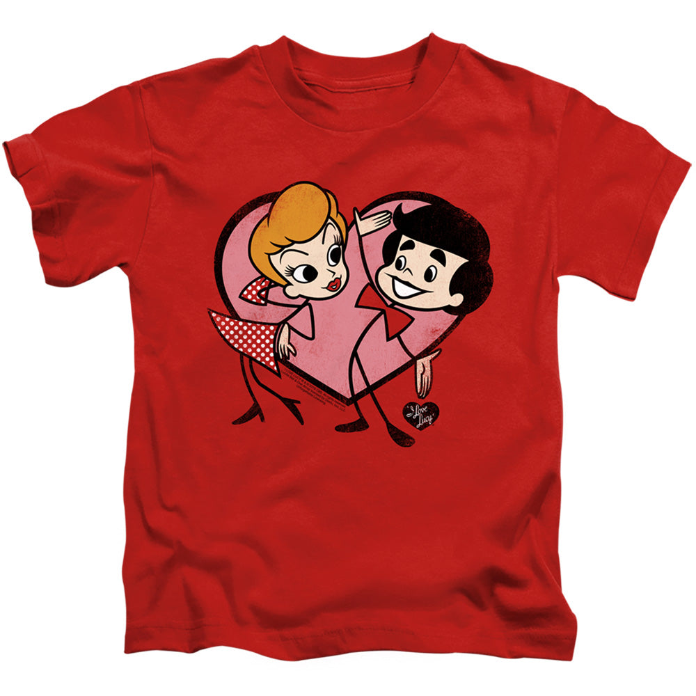 I Love Lucy/cartoon Love-s/s Juvenile 18/1-red