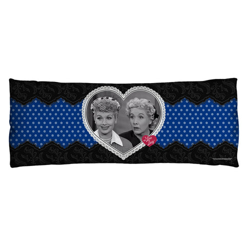 I LOVE LUCY-LACE OF FRIENDSHIP - MICROFIBER BODY PILLOW - 18x54