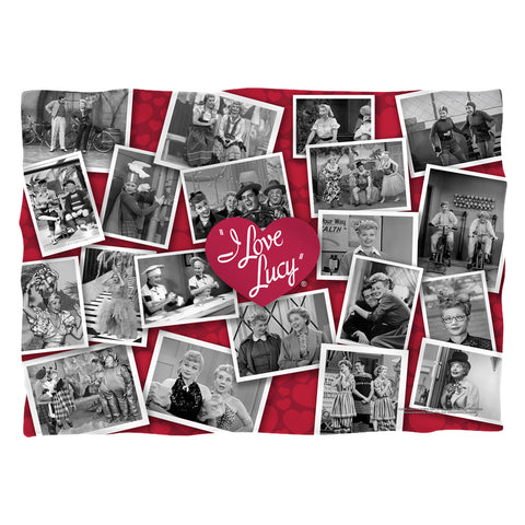 I Love Lucy/time After Time (front/back Print)-pillow Case-white