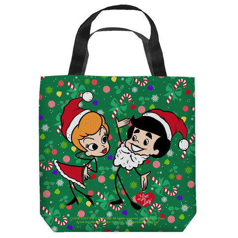 I LOVE LUCY-HOLIDAY DANCE - TOTE BAG - 16x16