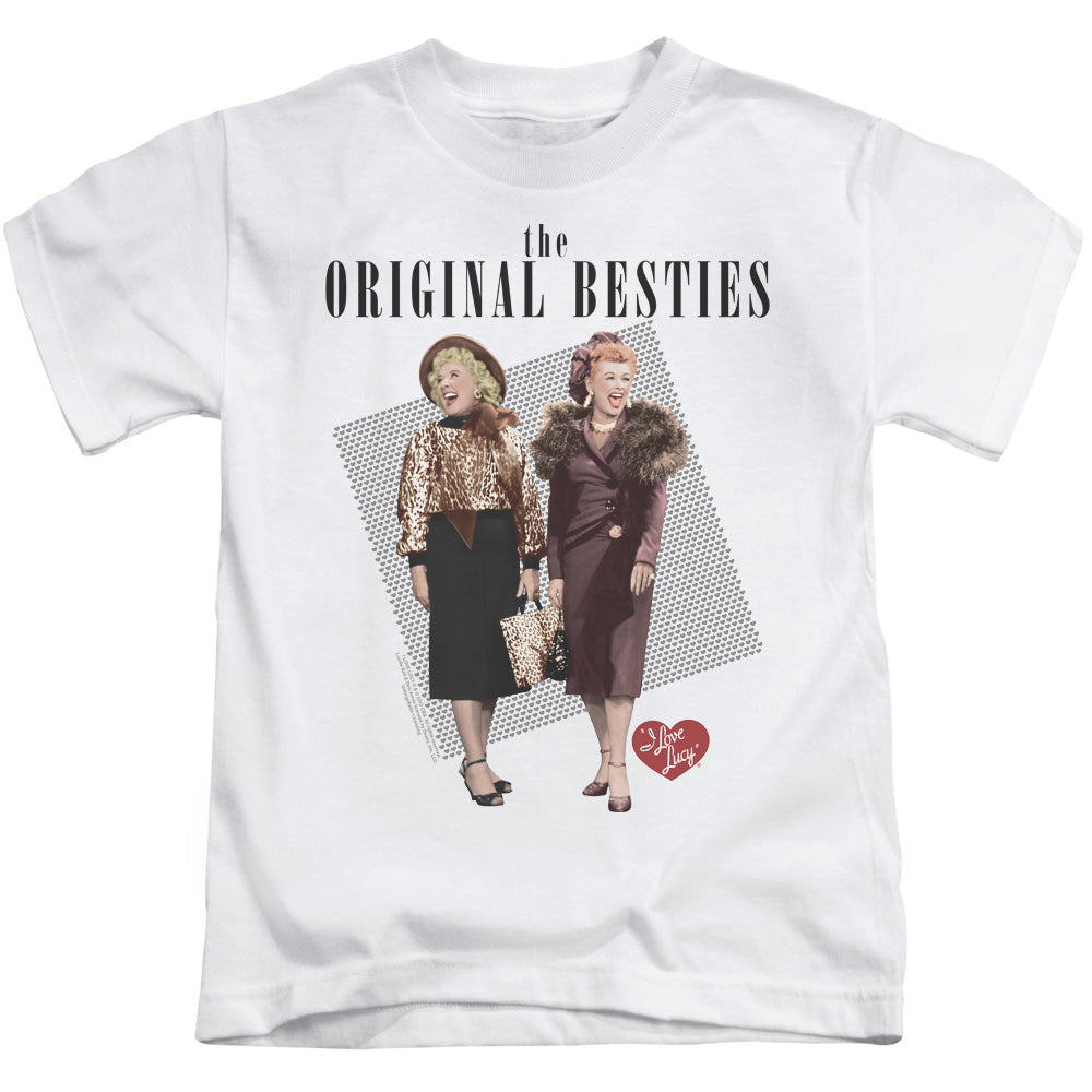 I Love Lucy/original Bestie-s/s Juvenile 18/1-white